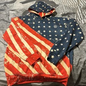 Ink & Burn America Flag sweatshirt